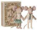 Maileg Royal twins mice Little sister and brother in box *met schoonheidsfoutje