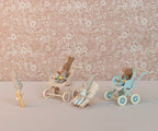 Maileg baby wandelwagen / stroller mint