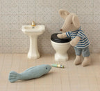 Maileg wastafel muis - off white