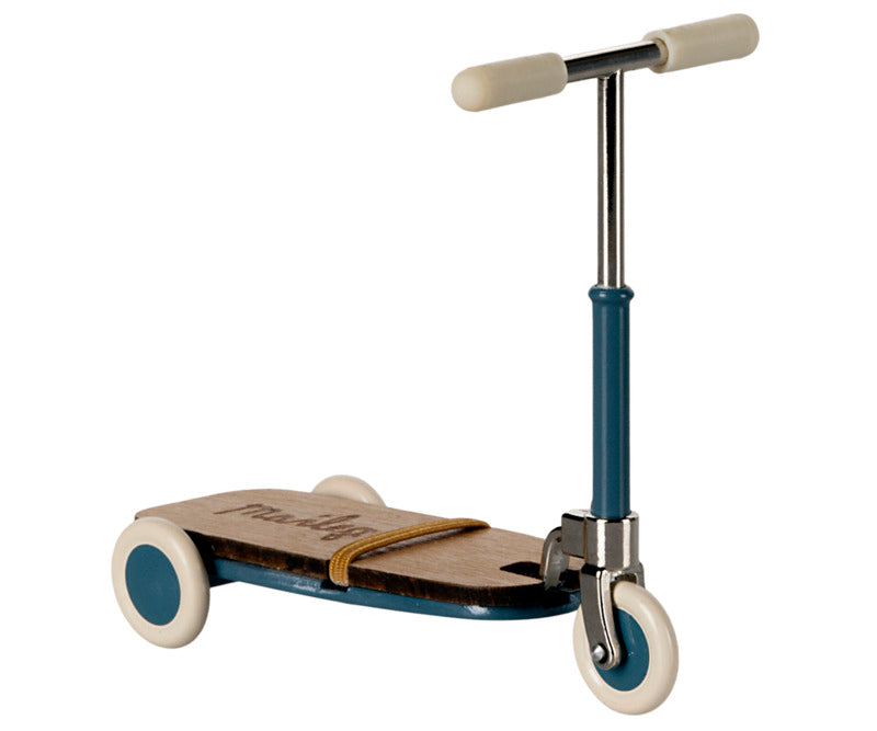 Maileg step/scooter/kickboard voor muis, blauw