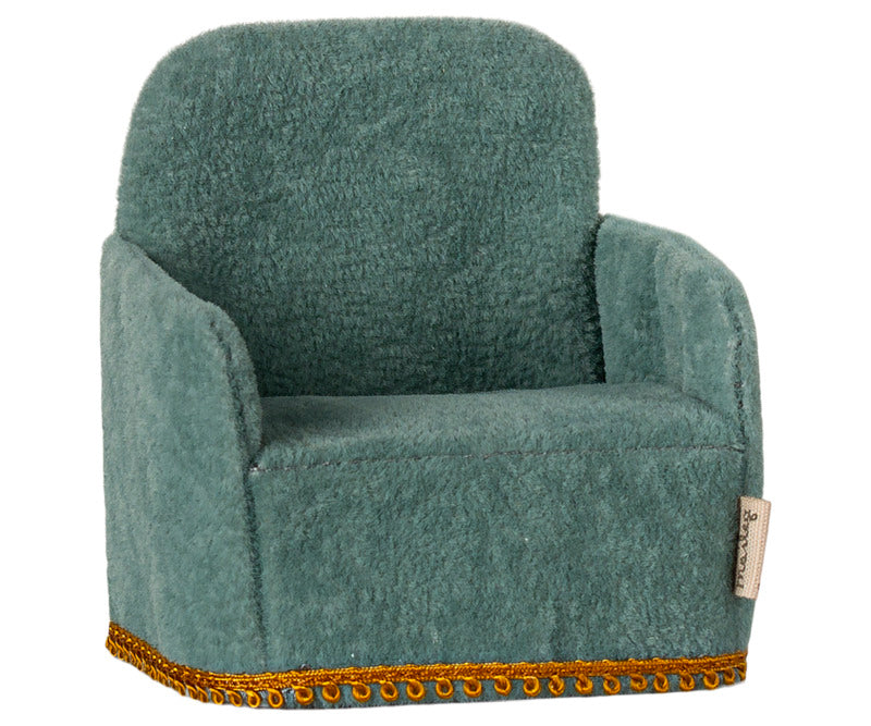 Maileg zitstoel, muis, mint