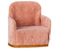 Maileg zitstoel, muis, roze