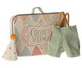 Maileg clown kleren in koffertje, kleine broer muis  / clown clothes in suitcase, little brother mouse