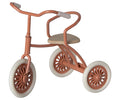 Maileg driewieler fiets voor muis in garagebox, koraal / abri a tricycle, mouse, coral