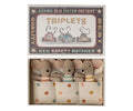 Maileg Triplet baby mice in matchbox