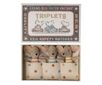 Maileg Triplet baby mice in matchbox