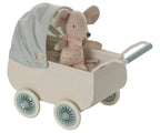 Maileg kinderwagen met babymuis