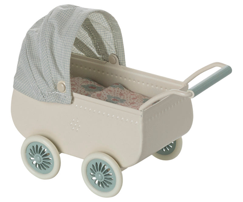 Maileg kinderwagen met babymuis