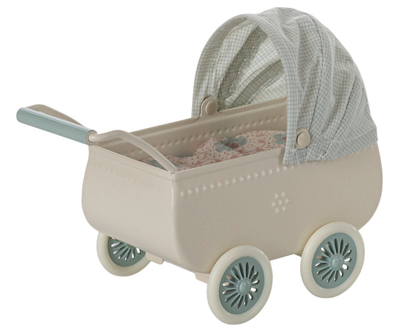 Maileg kinderwagen met babymuis