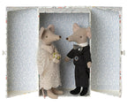 Maileg trouwpaar muizen vader en moeder/ wedding mice couple in box