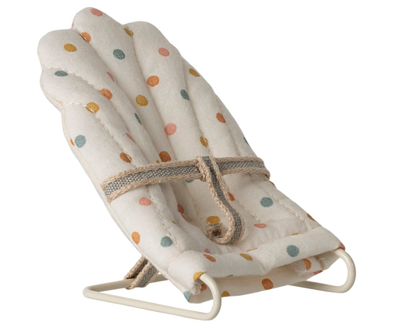 Maileg wipstoel My, gekleurde stippen