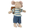 Maileg driewieler Muis grote broer, bruin