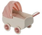Maileg kinderwagen voor muis, koraal