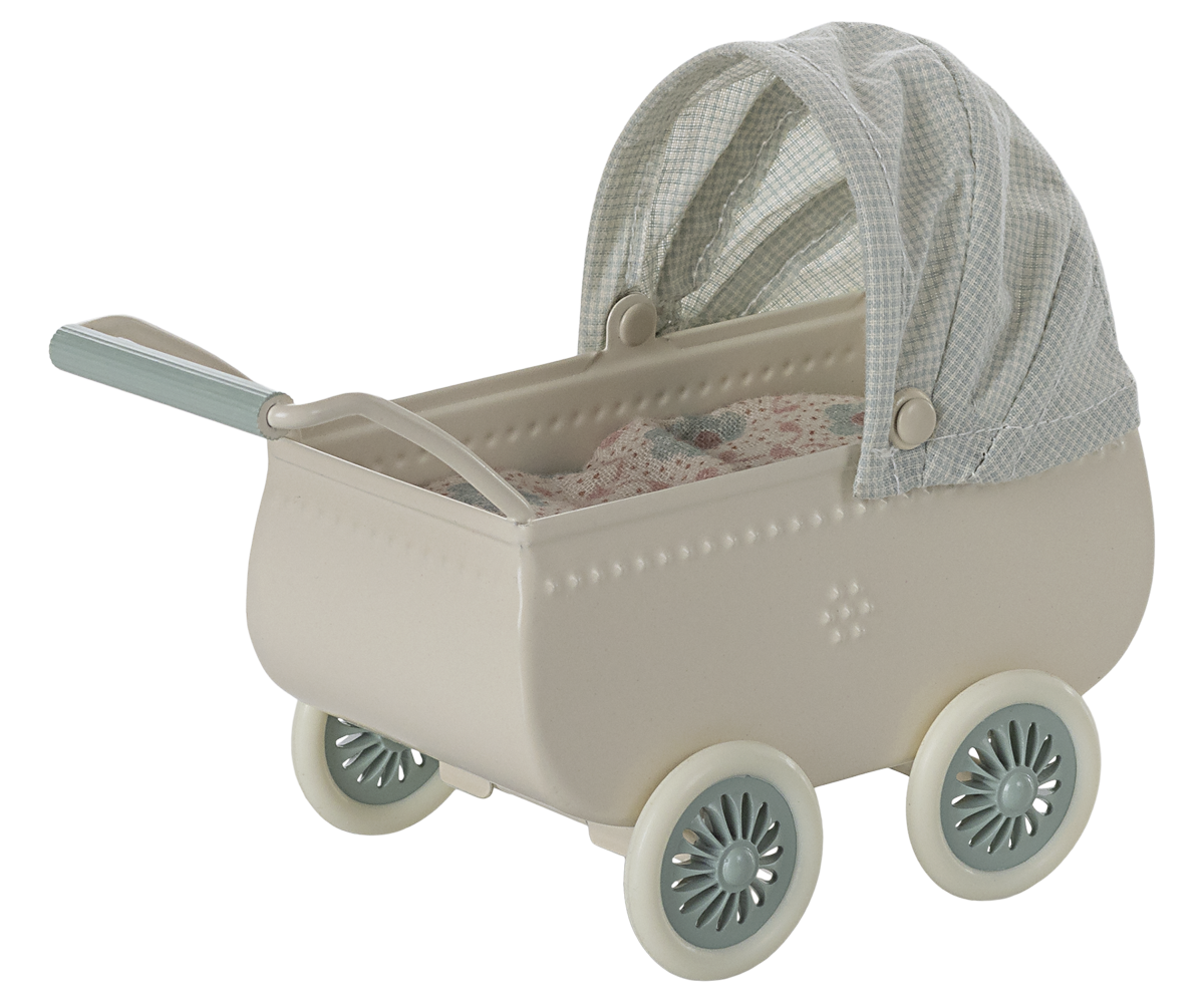 Maileg kinderwagen met babymuis
