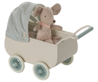 Maileg stroller with baby mouse