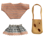 Maileg kleine zus muis met tas