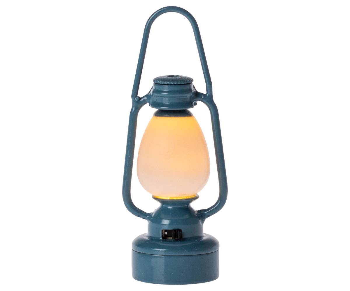 Maileg vintage lantaarn blauw - muis