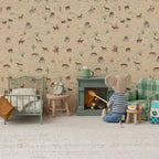 Maileg open haard blauw met LouixMax de Muis