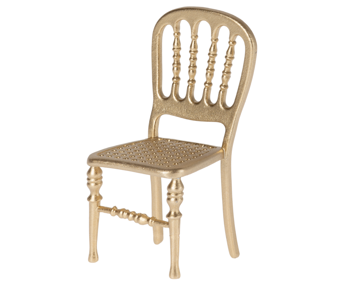 Maileg stoel goud, muis