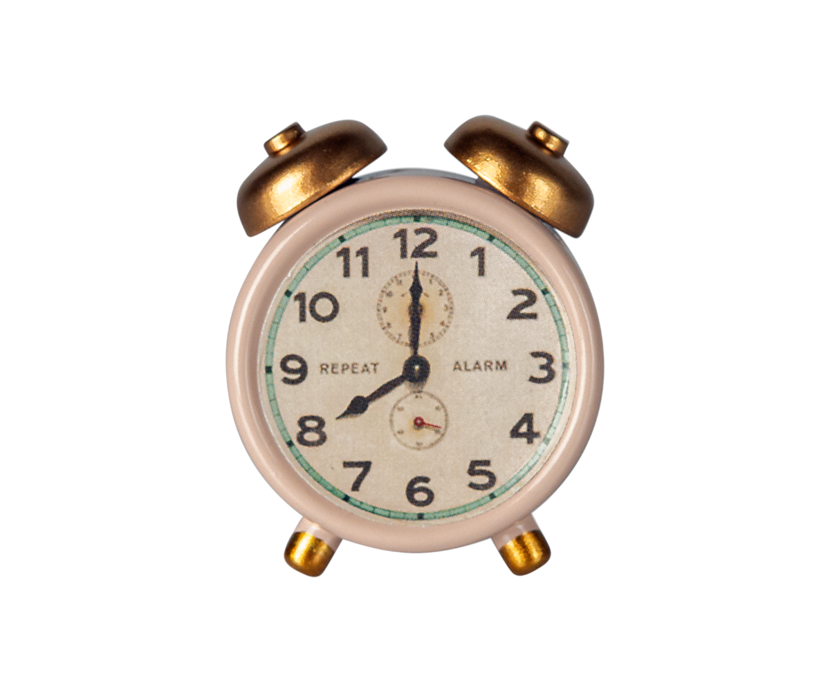 Maileg Miniatur-Weckermaus, puderrosa