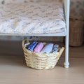 Wasmand met linnen