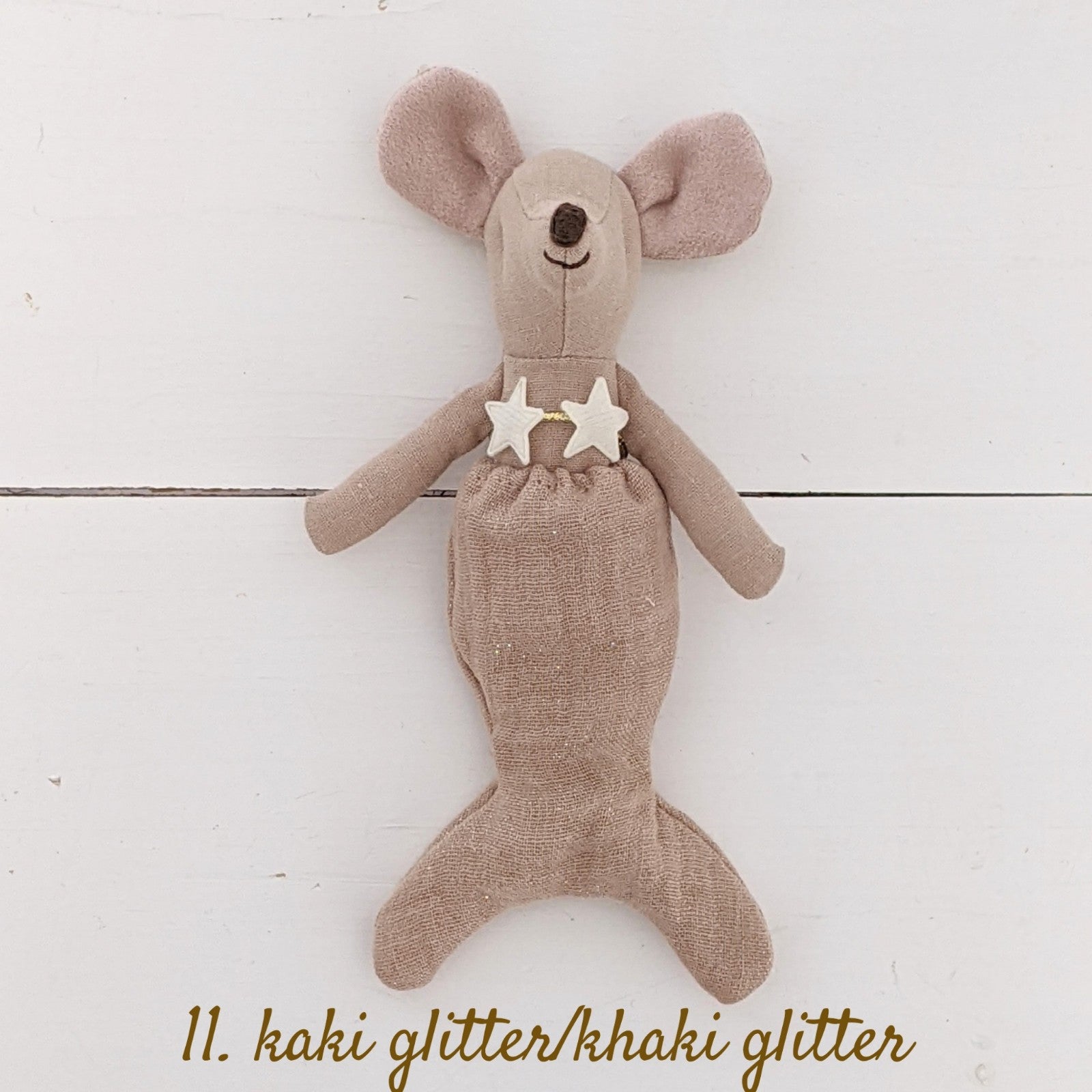 Zeemeerminsetje voor de muizen handgemaakt