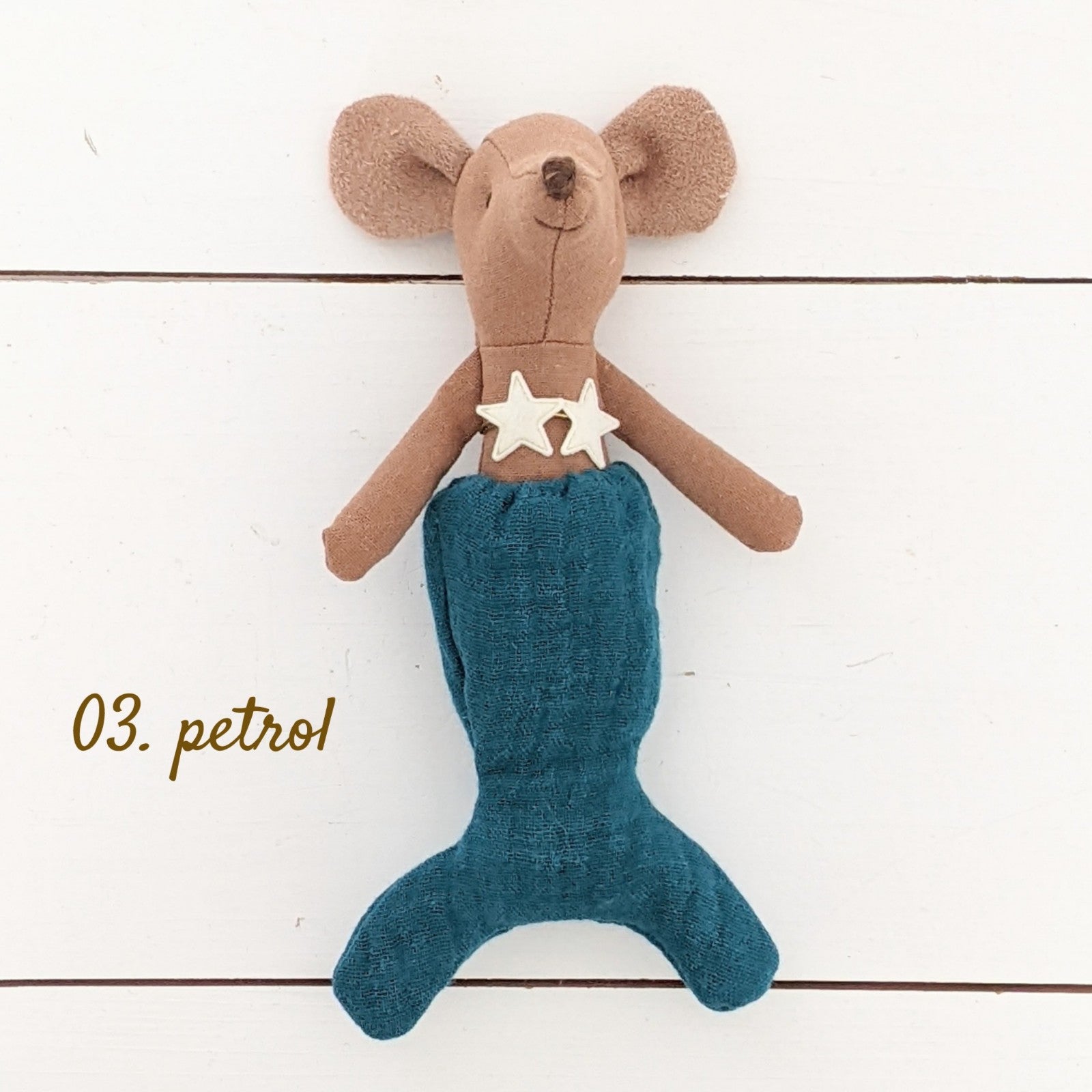 Zeemeerminsetje voor de muizen handgemaakt