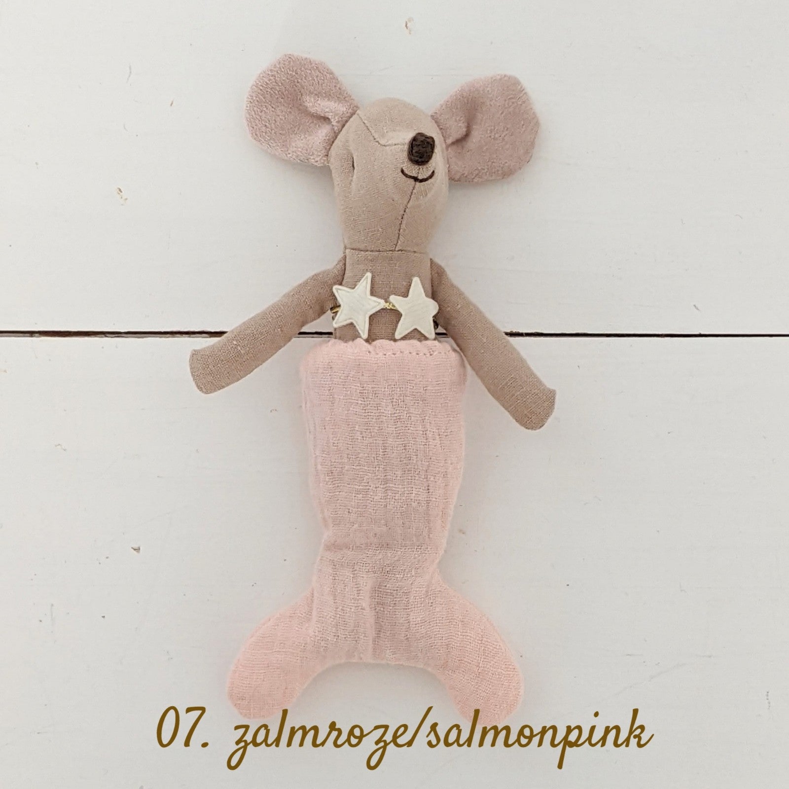 Zeemeerminsetje voor de muizen handgemaakt