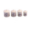 Miniature kitchen pots metal white