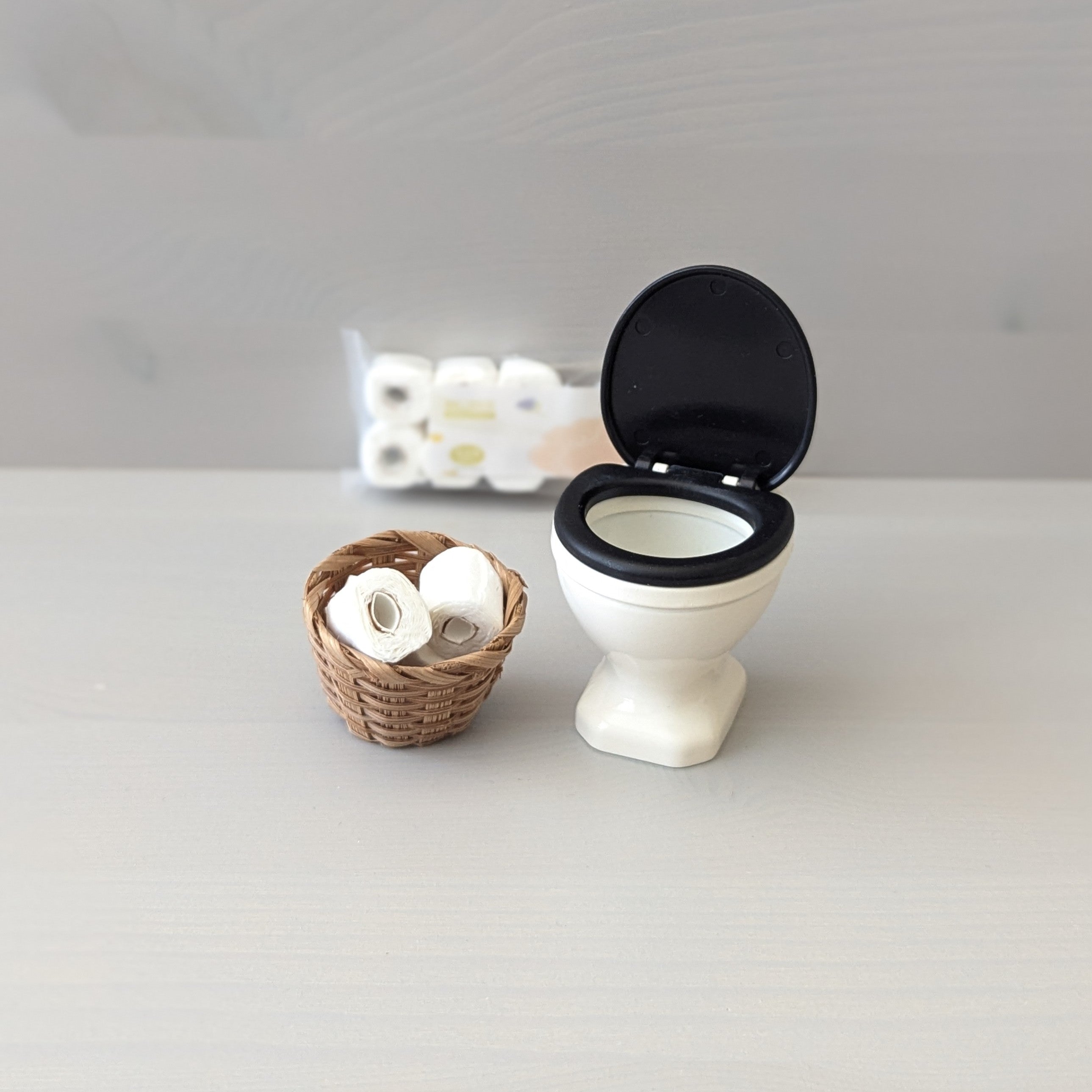 Miniatuur_toilet_met_toiletrollen_in_mand