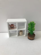 Modern strak vierkante kast met 4 vakken (afgekeurd)