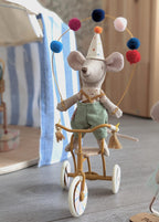 Skattich tent handgemaakt blauw gestreept