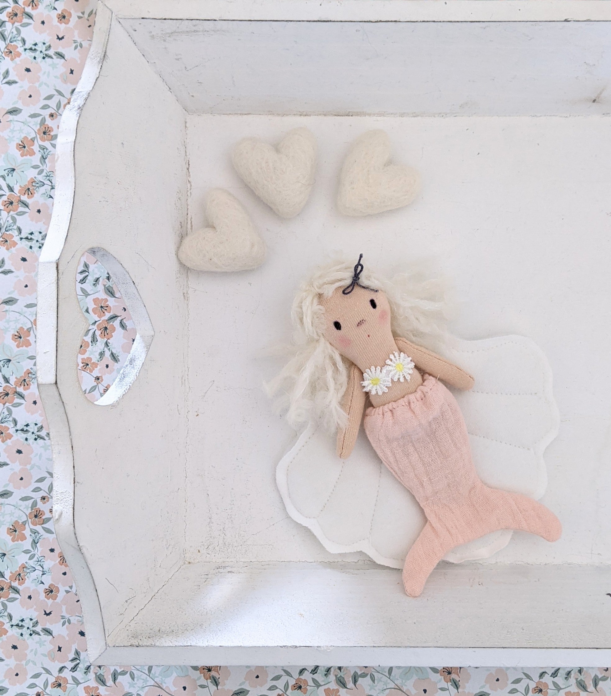 Skattich Zeemeermin outfit zalmroze