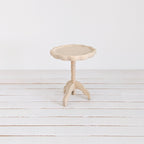 Rond tafeltje naturel hout