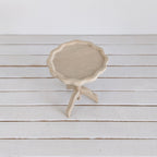 Rond tafeltje naturel hout