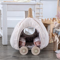 Pompoen koets glitter / pumpkin carriage handgemaakt
