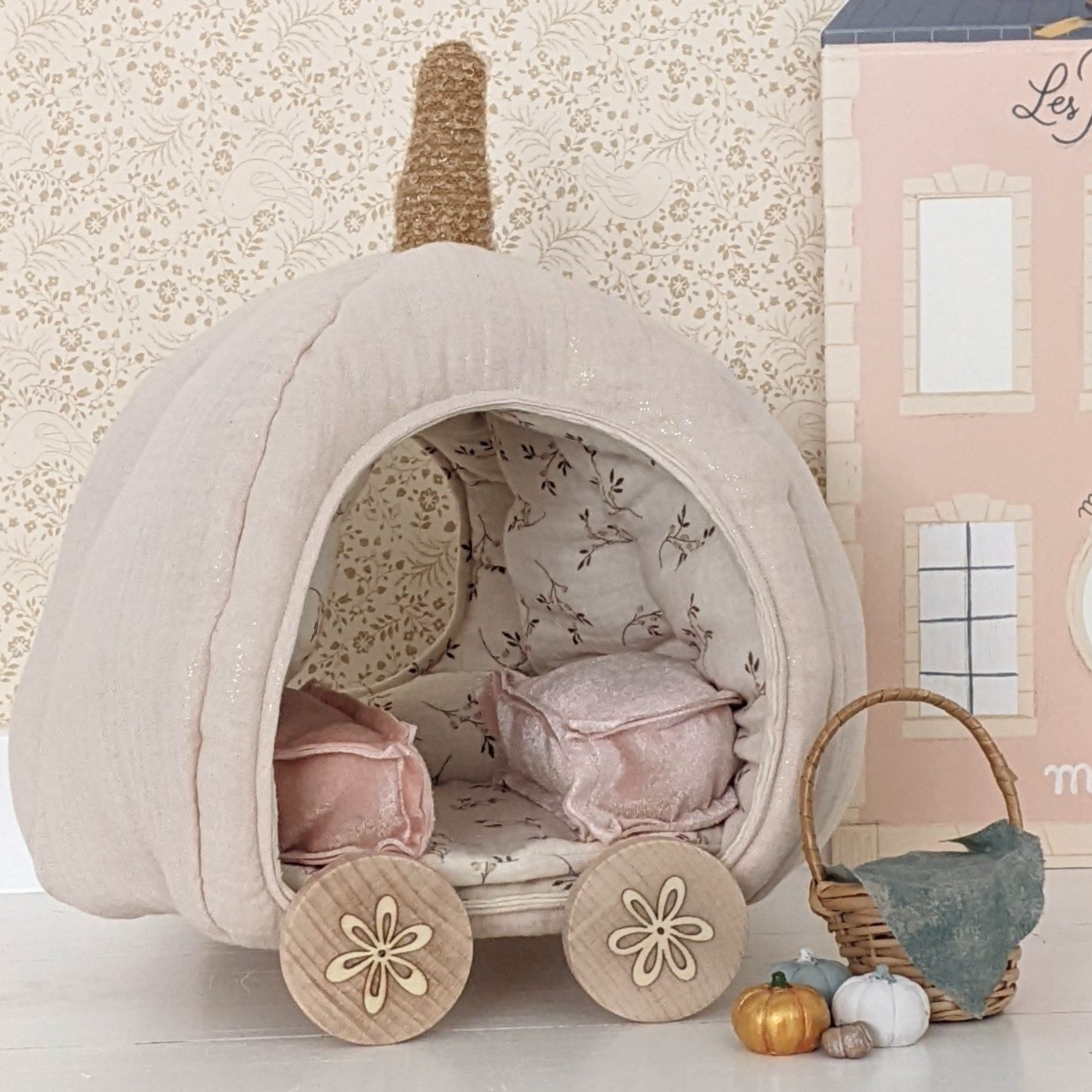 Set onderstel pompoenkoets diy