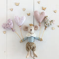 Maileg muis prince mouse met hartjes ballon, heart balloon