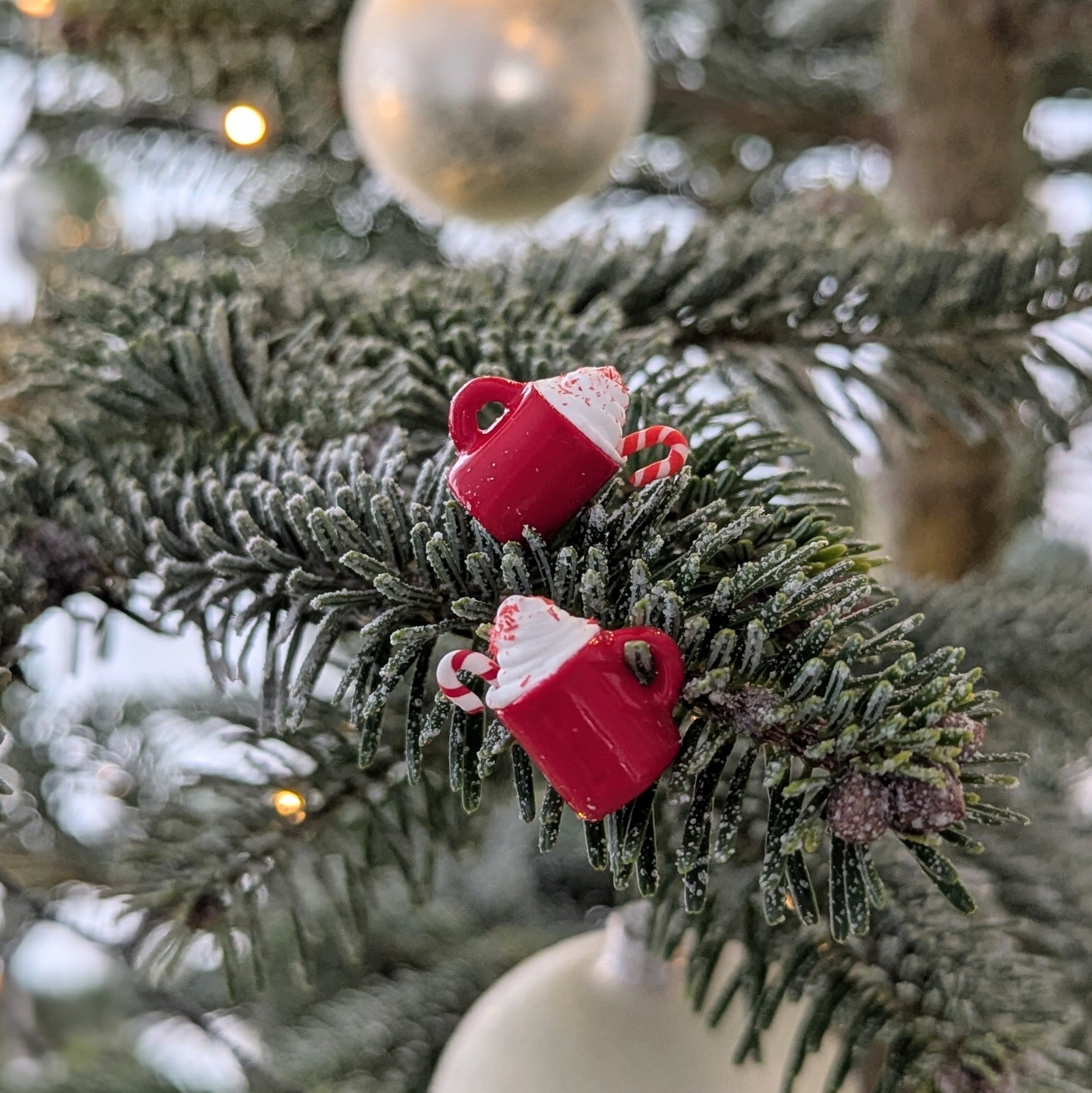 Set miniatuur kerst mokjes