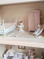 Maileg micro mouse vintage bed, soft sand