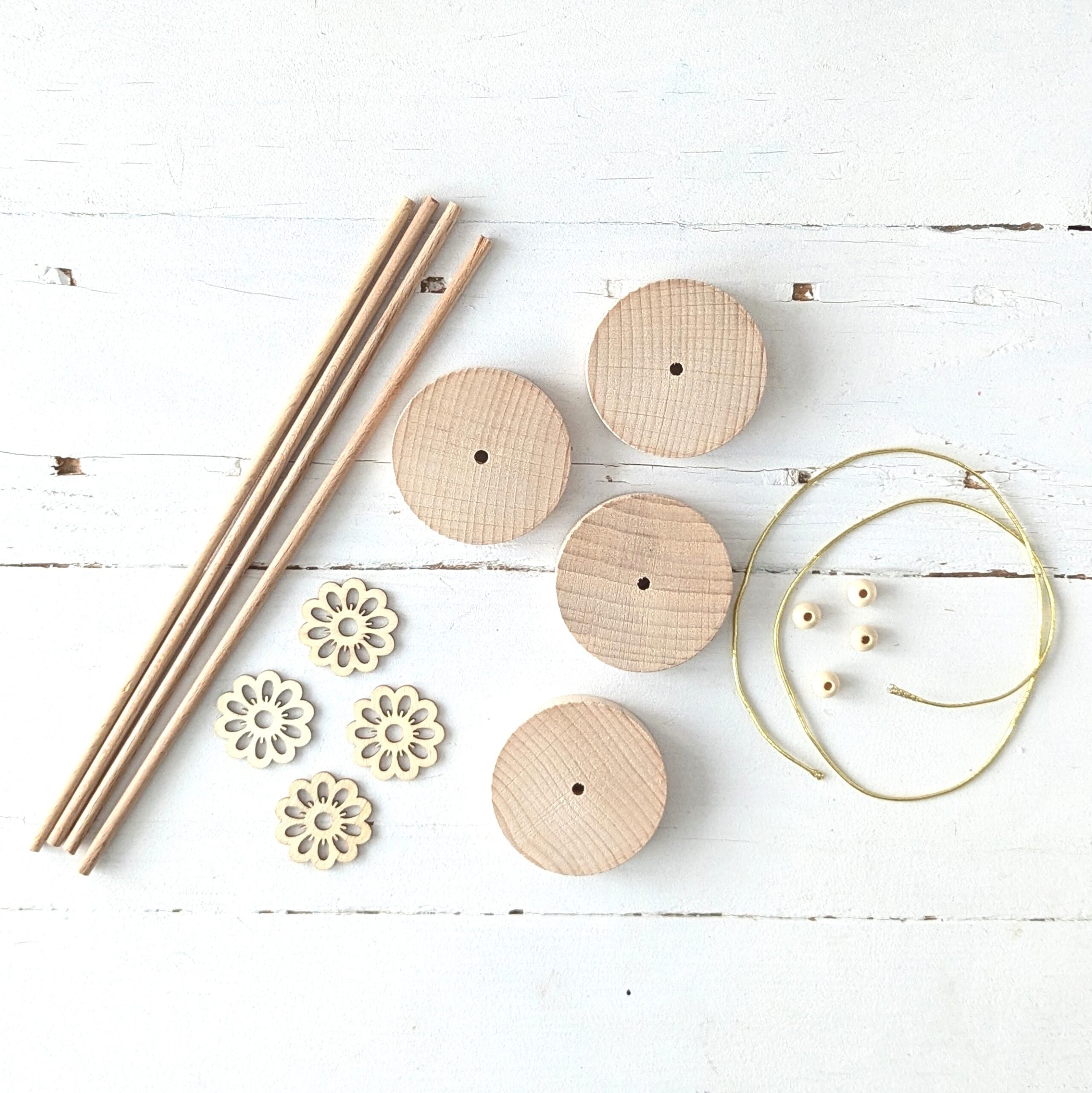 Set onderstel pompoenkoets bloem diy