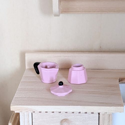 Koffiemaker Italiaanse stijl roze