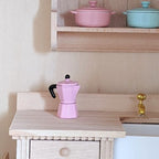 Koffiemaker Italiaanse stijl roze