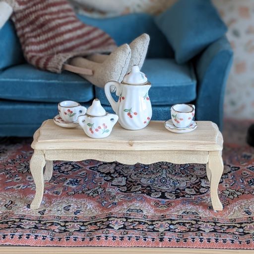 Salontafel naturel hout