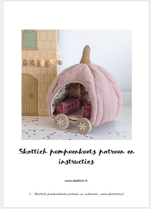 Skattich pompoenkoets patroon en instructie Nederlands (pdf)