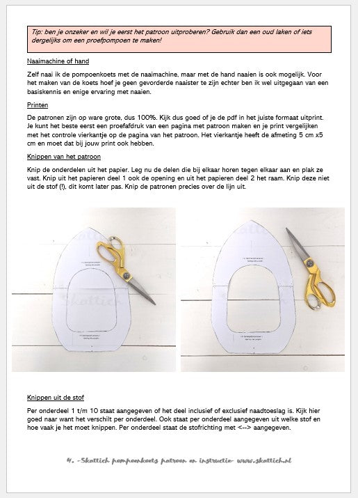 Skattich pompoenkoets patroon en instructie Nederlands (pdf)