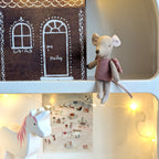 Limited edition: Set Maileg fee roze en Houten eenhoorn + cadeautasje