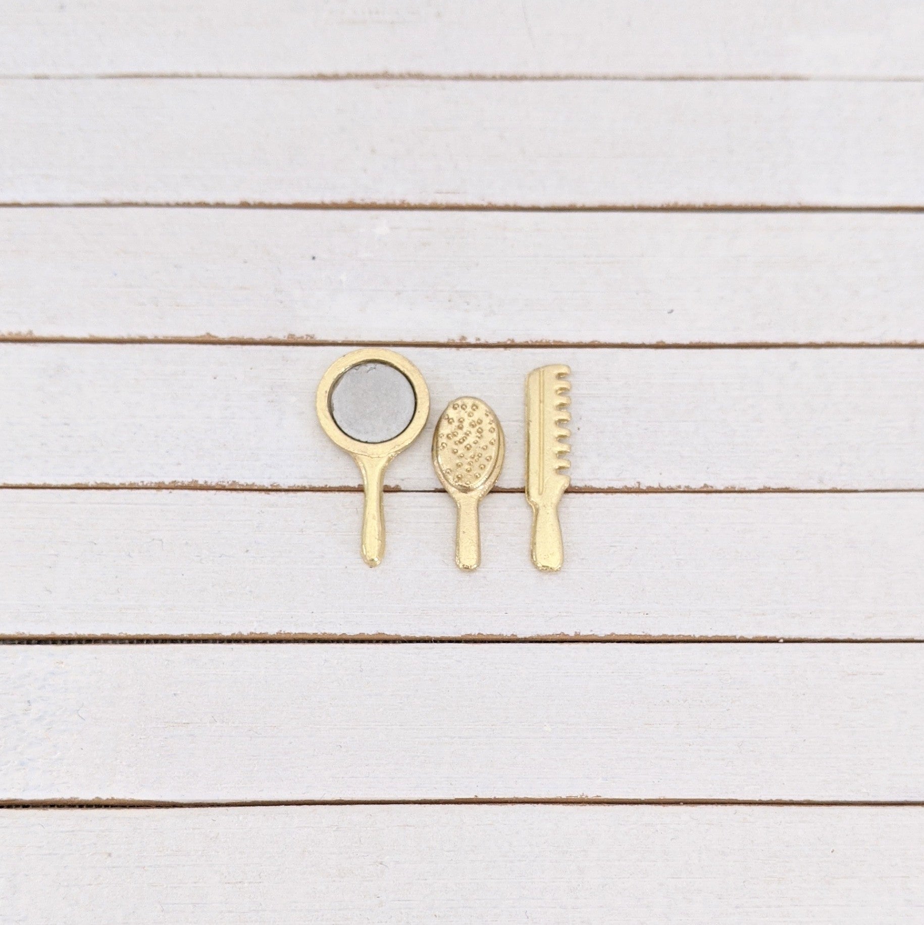 Set spiegel, kam en borstel