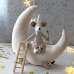 Maan 'Tot aan de maan en terug...' met Maileg tandenfee (set) voor Wendy