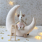 Maan 'Tot aan de maan en terug...' met Maileg tandenfee (set) voor Wendy